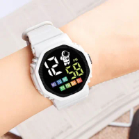 Kids Watch Electronic LED Waterproof Student Sports Watches Multicolor Display Week Smartwatch For Children Cartoon Smart Watch