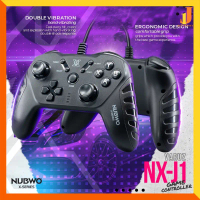 ส่งเร็ว Nubwo จอยเกมส์ NX-J1 VARUZ Joystick Controller จอย USB 2.0 สำหรับ PC,Notebook,PS3 ประกัน 2 ป