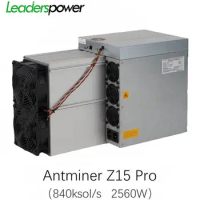 Antminer Z15Pro 840K Sol/s Bitmain Antminer Z15 Asic Miner Zcash ZEC Equihash Miner Very Profitable in Stock