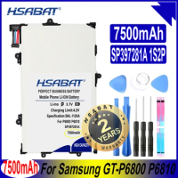 HSABAT SP397281A(1S2P) SP397281A 1s2p 7500mAh Top Capacity Battery for Samsung GALAXY Tab 7.7 P6800 P6810 GT-P6800 GT-P6810