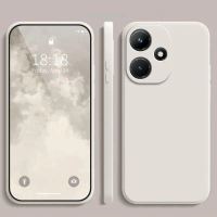 Sarung infinix Hot 30i NFC, infinix HOT30i NFC warna pepejal, sarung pelindung silikon kalis kejutan