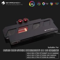 Barrowch FB-ASS2080T-PA GPU Water Block for Asus Rog Strix RTX2080/2080Ti Full Cover Graphics Card 5V water cooler