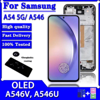 OLED Quality For Samsung A54 A546B LCD Display Touch Screen Digitizer Assembly For Samsung A54 4G A546E A546U A5460 LCD
