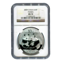 2009 China 1oz Silver Panda Coin NGC 70