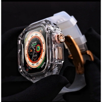 理查德改裝 Apple Watch 透明錶殼 錶帶 適用 iwatch ultra 錶帶 錶殼 蘋果錶帶 RM