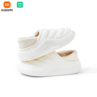 Xiaomi Mijia Winter Women Men's Cotton Slippers EVA Waterproof Warm Non-Slip Plush Thickening Flat Base Shoes Household Shoes