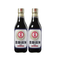 【金蘭食品】金蘭醬油590ml x2入