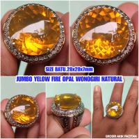 JUMBO YELOW FIRE OPAL WONOGIRI NATURAL ISTIMEWA