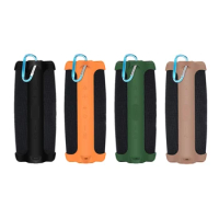 Silicone Case Protective Cover With Strap Carabiner for -JBL Charge 5 Speaker L41E