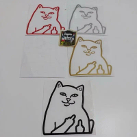 Sticker Animasi Kucing Motor Laptop Mobil Cutting