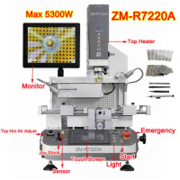 Optical Alignment ZM-R7220A Bga Rework Station Machine IR Soldering Station Reballing Kit Motherboard Mobile Phone Chip Repaire