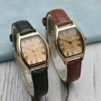 Retro Brown Women Watches Qualities Ladies Dress Wristwatches Vintage Leather Bracelet Watch Classic Waterproof Wristwatch Reloj
