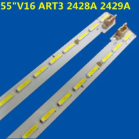 604MM LED Strip 60lamps 55"V16 ART3 2428A 2429A REV0.3 6 R/L-Type For 55UH6500 55LW340C-UA 55UH7700 LC550EGG LC550EUE(FJ)(M1)