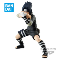 IN Stock Original Banpresto Vibration Stars Naruto Uchiha Sasuke 3 Action Anime Figure PVC Model Collectible Toys 14Cm