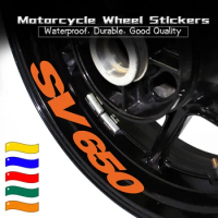 Hot Sales For SV650 SV650S SV1000 SV 650 650S 1000 Motorcycle Wheel Waterproof Reflective Decoration Sticker sv650 sv650s sv1000