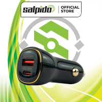 Salpido  SAL-CC-103 (PD 30W+QC 30W) 60W Fast Car  Type C*1 USB-A port*1 Accessories Charger
