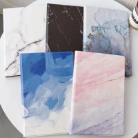 Marbling Fashion Cover For Samsung Galaxy Tab A8 10.5 2021 SM X200 X205 Case PU Leather Stand Soft TPU Back Tablet Funda Shell