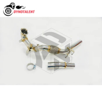 DYN RACING 2.75'' Stainless Steel 304 Decat Downpipe For A3 8V 1.4 TFSI MK7 1.4 TSI Leon 5F 2013-2017 FWD 180PS