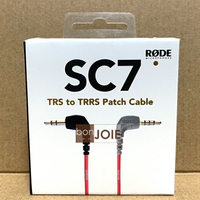 ::bonJOIE:: 美國進口 Rode SC7 3.5mm 轉換線 TRS to TRRS Patch Cable (全新盒裝) VideoMic GO , VideoMicro 麥克風轉接 iP