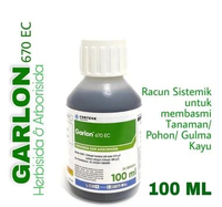 RACUN POHON GARLON 100ML 670EC 100 ML BASMI TANAMAN LIAR GULMA KAYU RUMPUT HERBISIDA PALING AMPUH
