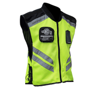 M-XXXL ขี่เสื้อกั๊กความปลอดภัยกีฬารถจักรยานยนต์เสื้อกั๊กสะท้อนแสงการมองเห็นสูงเรืองแสงแข่งเสื้อแขนกุด Moto เกียร์