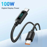 ESSAGER Kabel Data Type C to Type C Multifungsi LED Display 5A 100W - ES-X28