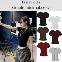 [ SLIM TEE] Áo thun Baby Tee DANEJI Siêu Ôm body, tăm lạnh chất co dãn D.house