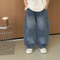 MiloNew 2026 Spring Collection Boys' and Girls' Long Pants Korean Style Fashion Casual Unique Simple