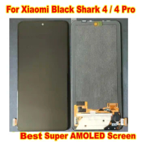 Best AMOLED For Xiaomi Black Shark 4 BlackShark 4 Pro LCD Display Touch Panel Screen Digitizer Assembly Sensor Mobile Pantalla