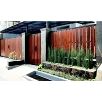 Pagar rumah model grc Besi