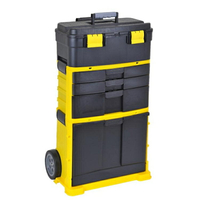 免運 工具箱收納盒家用大號多功能加厚塑料五金工具維修拉桿箱電工車載WD