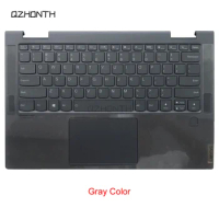 Used For Lenovo Yoga 7-14 Yoga 7-14ITL5 82BH DM Palmrest Upper Case w/ US Backlit Keyboard (Gray) 14"