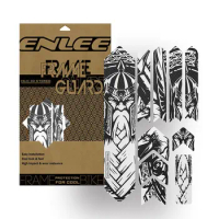 ENLEE The New Removeable Sticker Road Bicycle Paster Guard Cover 3D MTB Mountain Bike Scratch-Resistant Protect Frame Protector