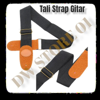 Strap Gitar Elektrik Akustik Bass Gitar Tali Slempang Hitam FENDER ORI