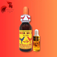 1 chai 3cc Nhỏ vàng MC 858 Lampam thái lan cho gà tăng bo khi thi đấu