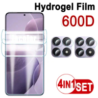4IN1 Soft Film For Xiaomi Redmi K70 Pro K70E K60 K60E K50 Ultra k40 Gaming 2PCS Hydrogel Screen Gel Protector+2PCS Lens Glass