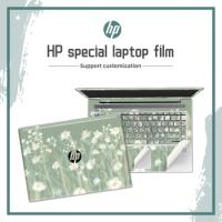 Laptop Skins Sticker Vinyl Keyboard Stickers Hp X360 Skin Case Flower Cover PVC Decorate Decal for HP Pavilion15 EG/14 DY/15 DW