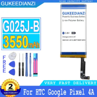 GUKEEDIANZI Replacement Battery, G025J-B, for Google Pixel 4A, Big Power Battery, Free Tools, 3550mAh, New