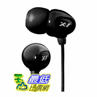 [美國直購] X-1 (Powered by H2O Audio) IE2-BK-X Surge Waterproof Sport In-Ear Headphones (Black)