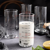 牛奶杯早餐杯家用帶刻度微波爐喝水杯高硼硅玻璃【不二雜貨】