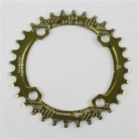 SNAIL Bicycle Chainring Round Oval 104BCD 32T 34T 36T Ultralight Narrow Wide Single MTB Bike Chain Ring