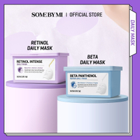 30EA Bundle of SOME BY MI Daily Masks (Yuja Daily Mask Retinol Daily Mask Beta Daily Mask Glutathion
