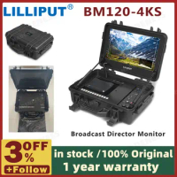 LILLIPUT BM120-4KS New 12.5" 3840x2160 4K-HDMI-Compatible 3G-SDI In&amp;Out Broadcast Director Monitor with HDR,3D-LUT For DSLR