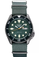 Seiko Seiko Mod Avocado SRPD77K1M1 Men Green Custom Watch 42mm Rubber Strap Black