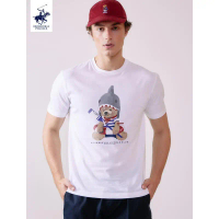 Beverly Hills Polo Club เสื้อยืดคอกลมแขนสั้น ลายน้องหมีหมวกฉลาม รุ่น BNSR319