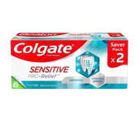 Colgate คลอเกต ยาสีฟัน สูตร ออริจินัล โปรรีลีฟ ไวท์เทนนิ่ง 110 ก. แพ็ค2ชิ้น