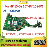 DA0P5DMB8C0.For HP 15-DY 15T-DY 15S-FQ Laptop Motherboard.With CPU i3-1005G1 i5-1035G1/i7 SPS:L71755-601 L71757-601 L71756-601