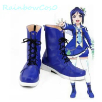 Love Live Aqours OP2 Sakurauchi Riko Takami Chika Sakurauchi Riko Cosplay Shoes Boots Game Anime Halloween RainbowCos0 W1351