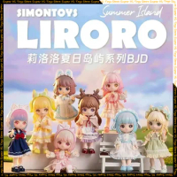 Liroro Summer Blind Box Island Series Ob11 1/12 Bjd Dolls Mystery Box Toys Action Anime Figure Kawaii Model Doll Toys Girs Gift