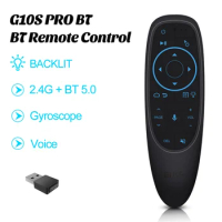 G10S PRO Voice Remote Control 2.4G Wireless Air Mouse IR Learning Gyroscope Controller For PC Android TV BOX X96 Tanix W2 X96Q